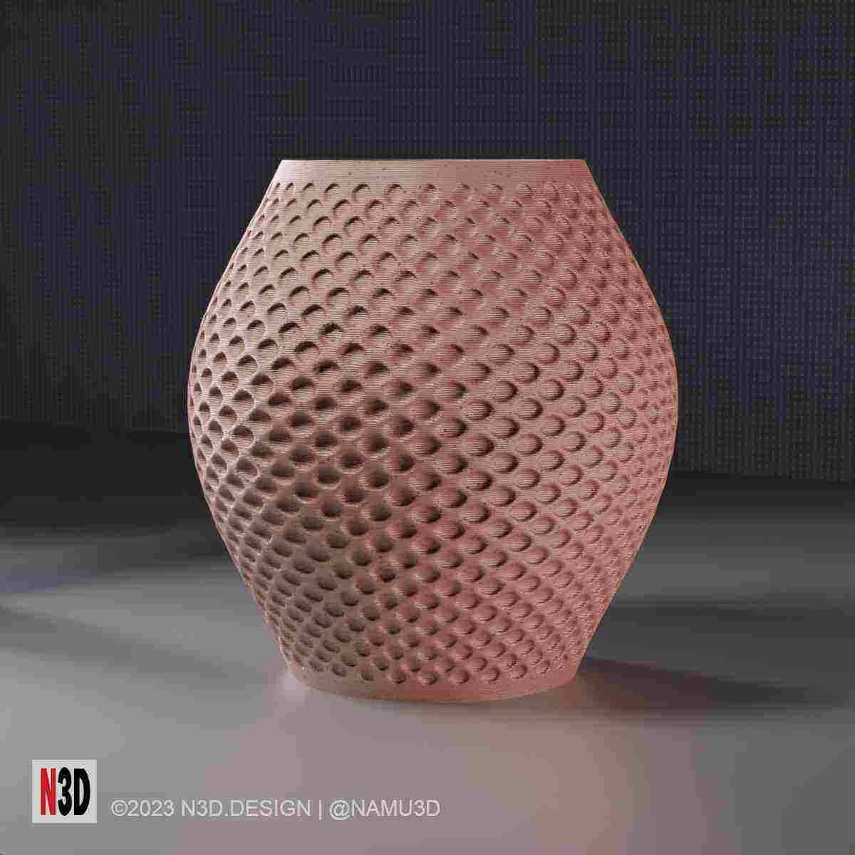 Vase 1006 - Waffle vase