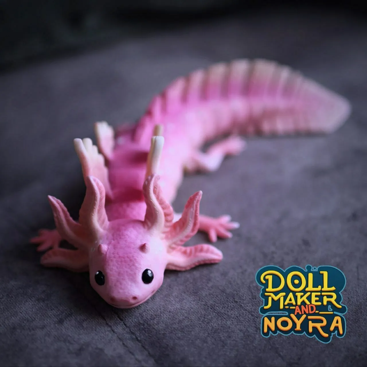 Stampa su luogo articolato angelo axolotl