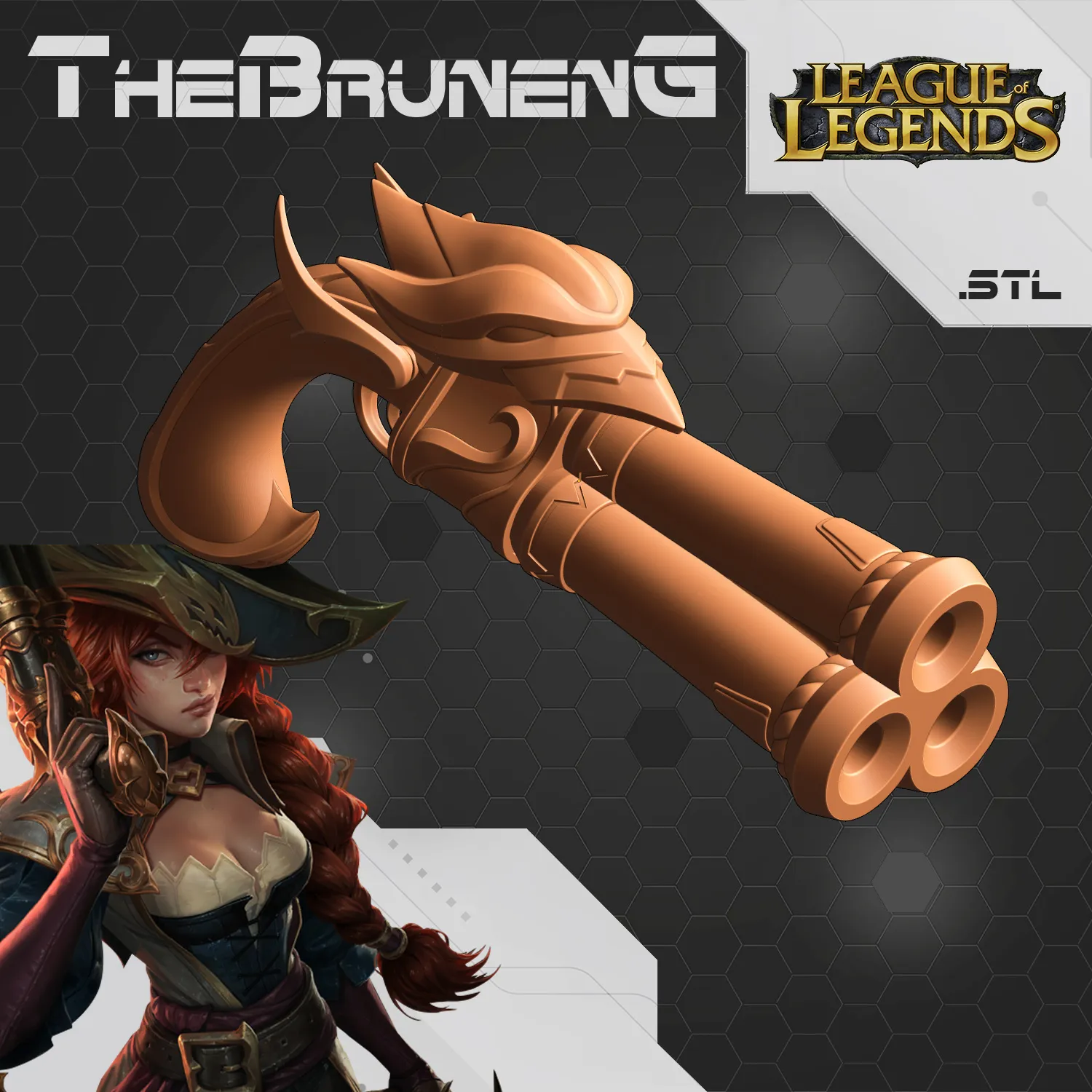 Captain Fortune Miss Fortune prop League of Legends LOL cosp