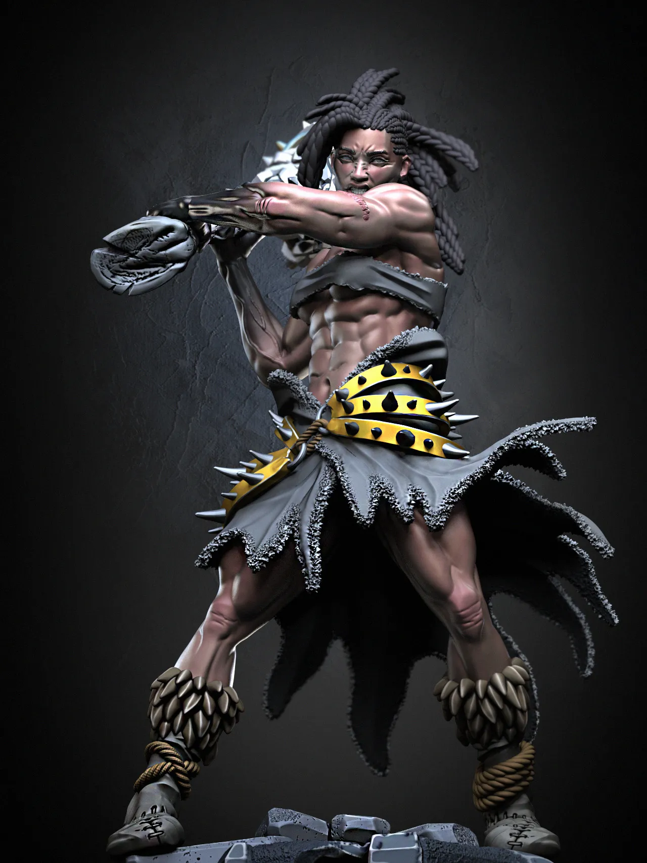 TINA THE AMAZON - FAMINE ARMOR SET