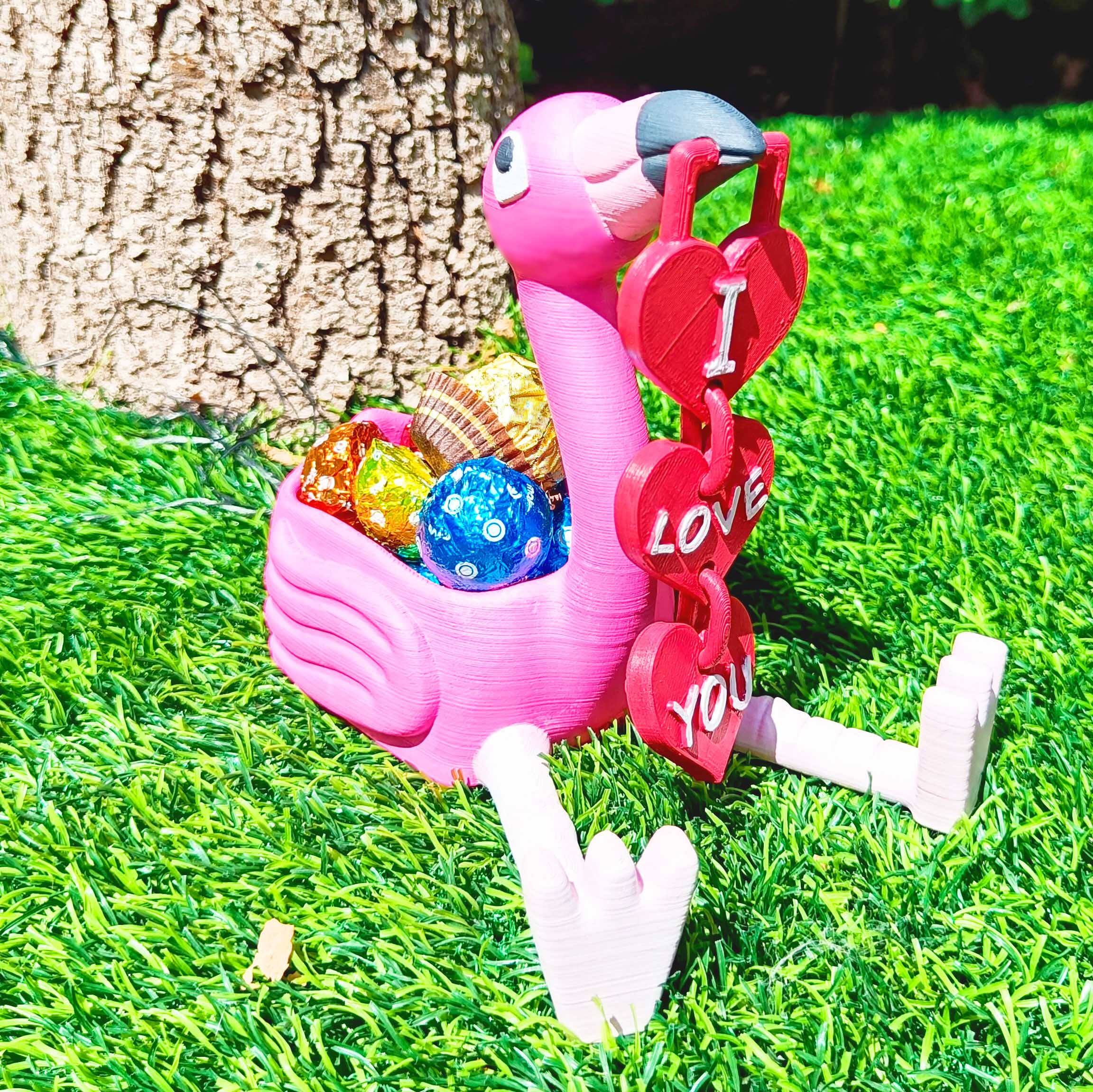 Spring and Summer Women's Flamingo Llama Alien Valentines 3D Print