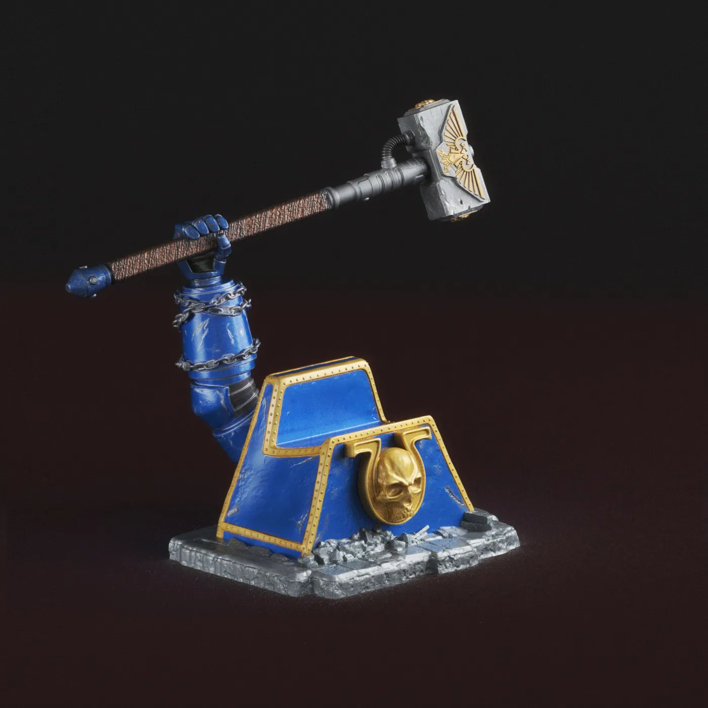 STAND CONTROL PS5 - WAR-HAMMER , SPACE-MARINE