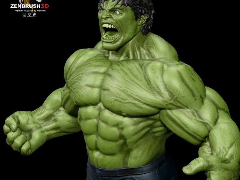 DER UNGLAUBLICHE HULK 2008 - 3D-DRUCK