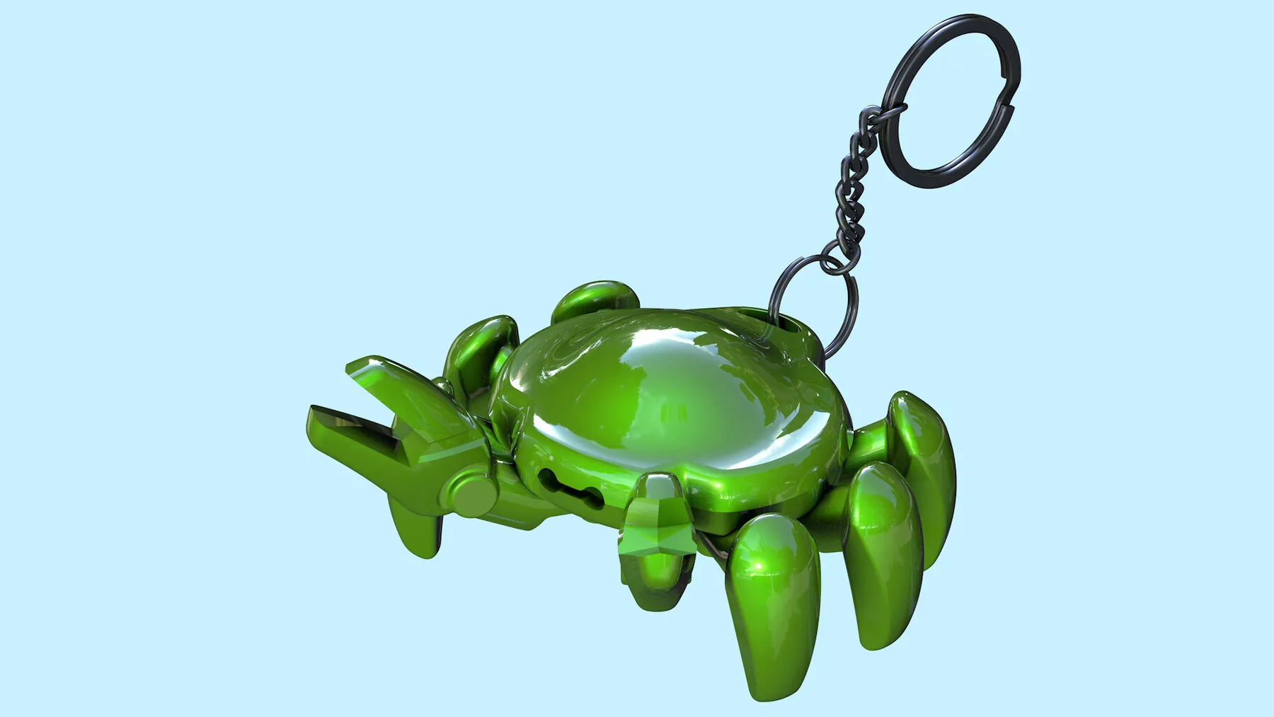 CRAB MASCOT KEYCHAIN-V1