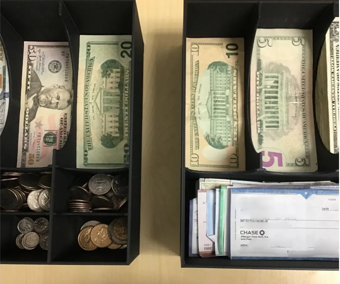 3D Printable cash organizer STL file