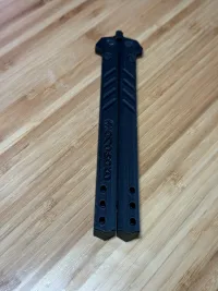 100% 3D printer Butterfly knife Fidget toy-5