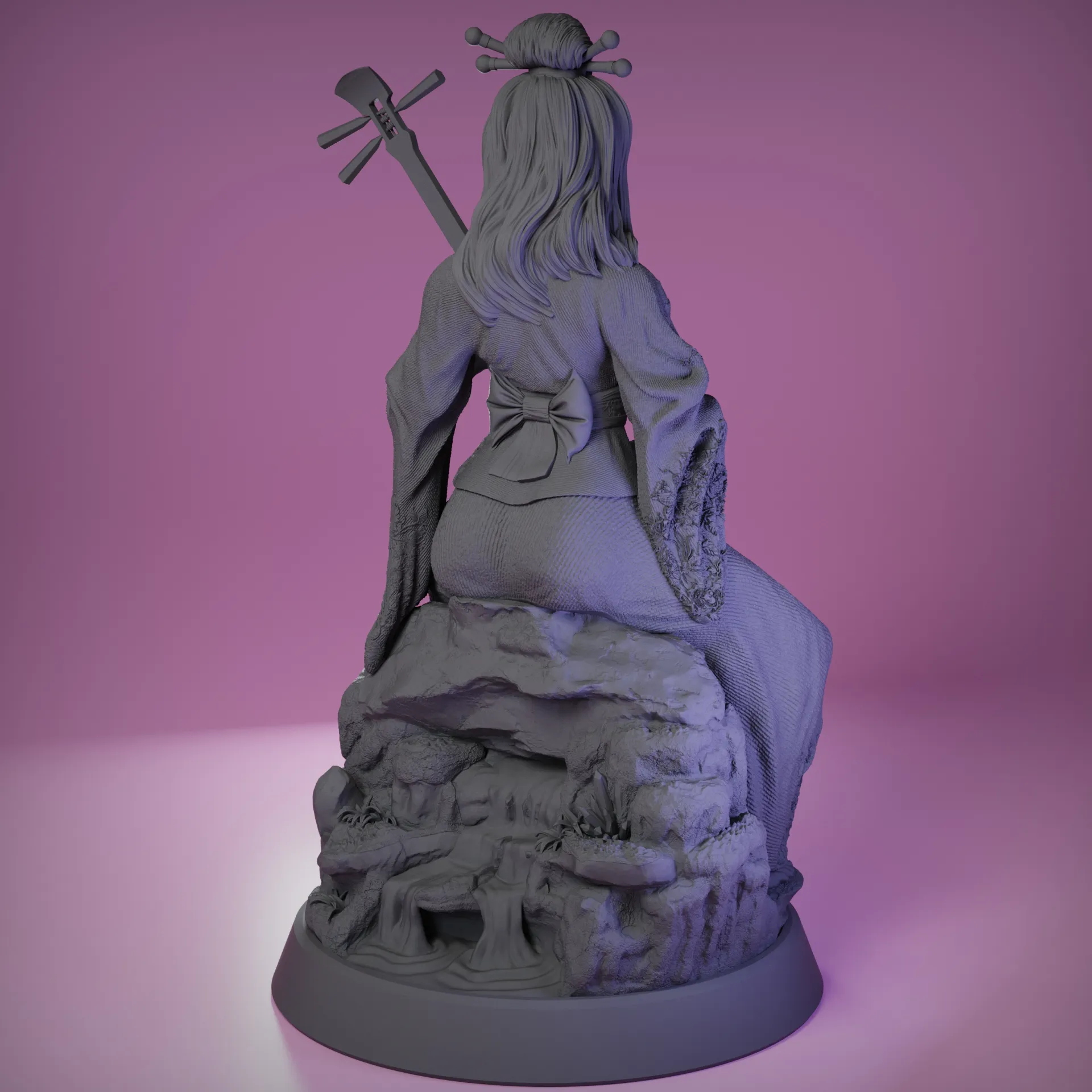 Benzaiten - Goddess of Eloquence - Tabletop Mini