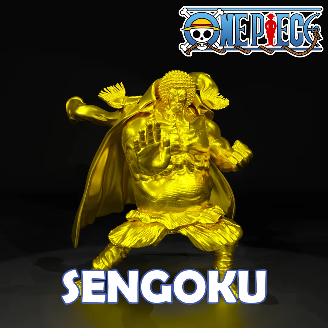 SENGOKU Buddha Fan art - ONE PIECE - 3D PRINT