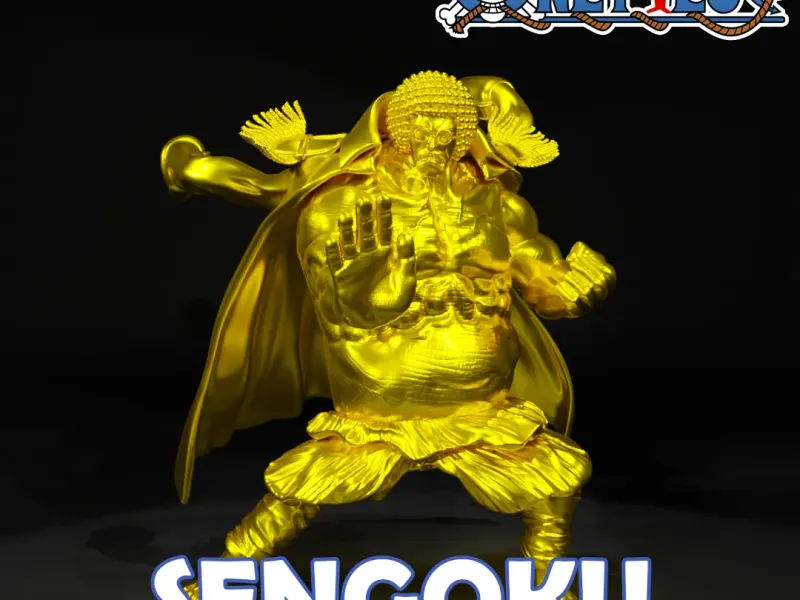 SENGOKU Buddha Fan art - ONE PIECE - 3D PRINT