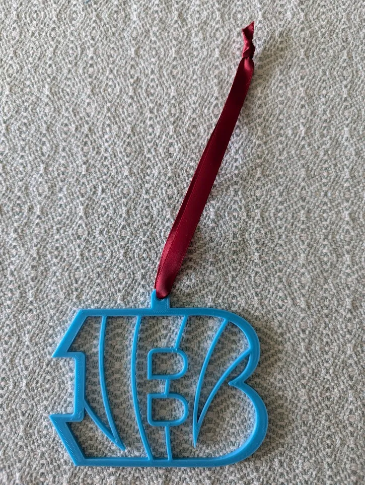 Cincinnati Bengals Christmas Ornament