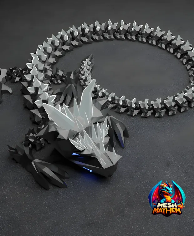 Filamentius Print in Place Articulated Dragon