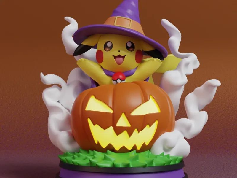 Pokemon - Witch Pikachu Figure