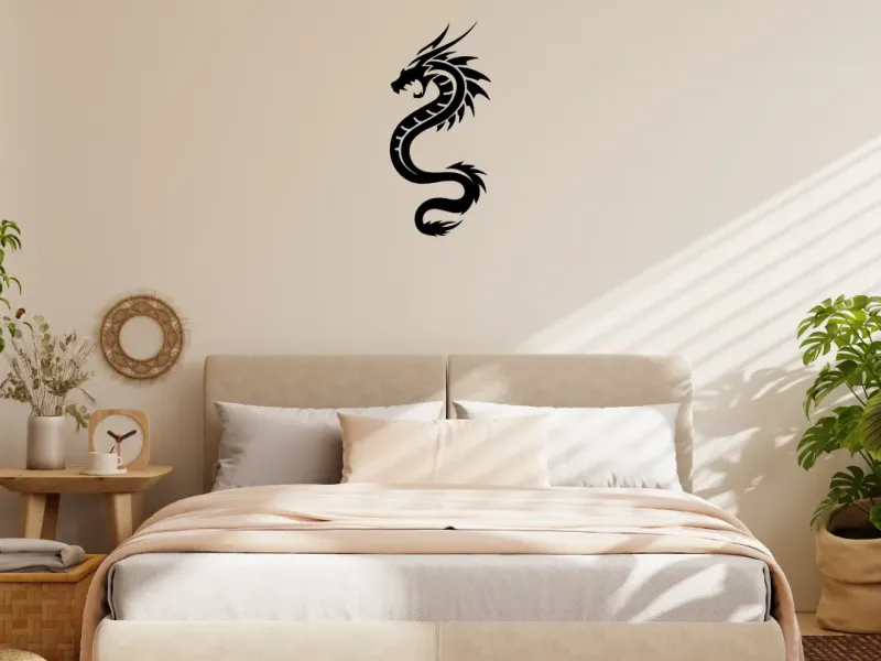 Eternal Flame Dragon Wall Art