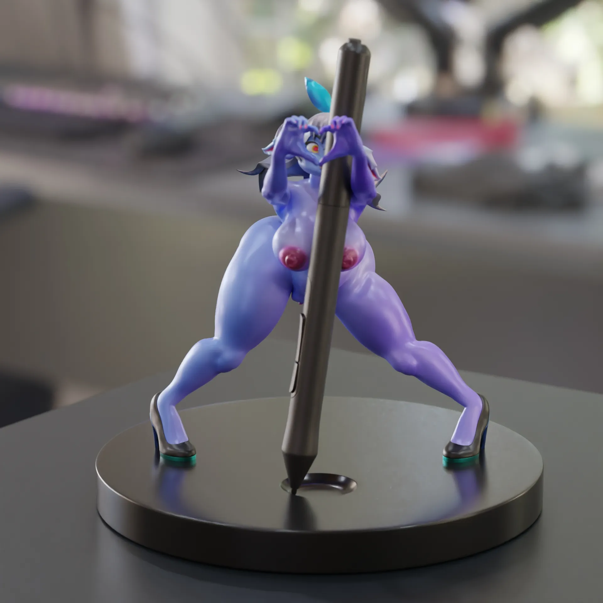 Tristy Elf Character Figure NSFW Pen Holder