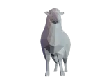 Low Poly Sheep-2