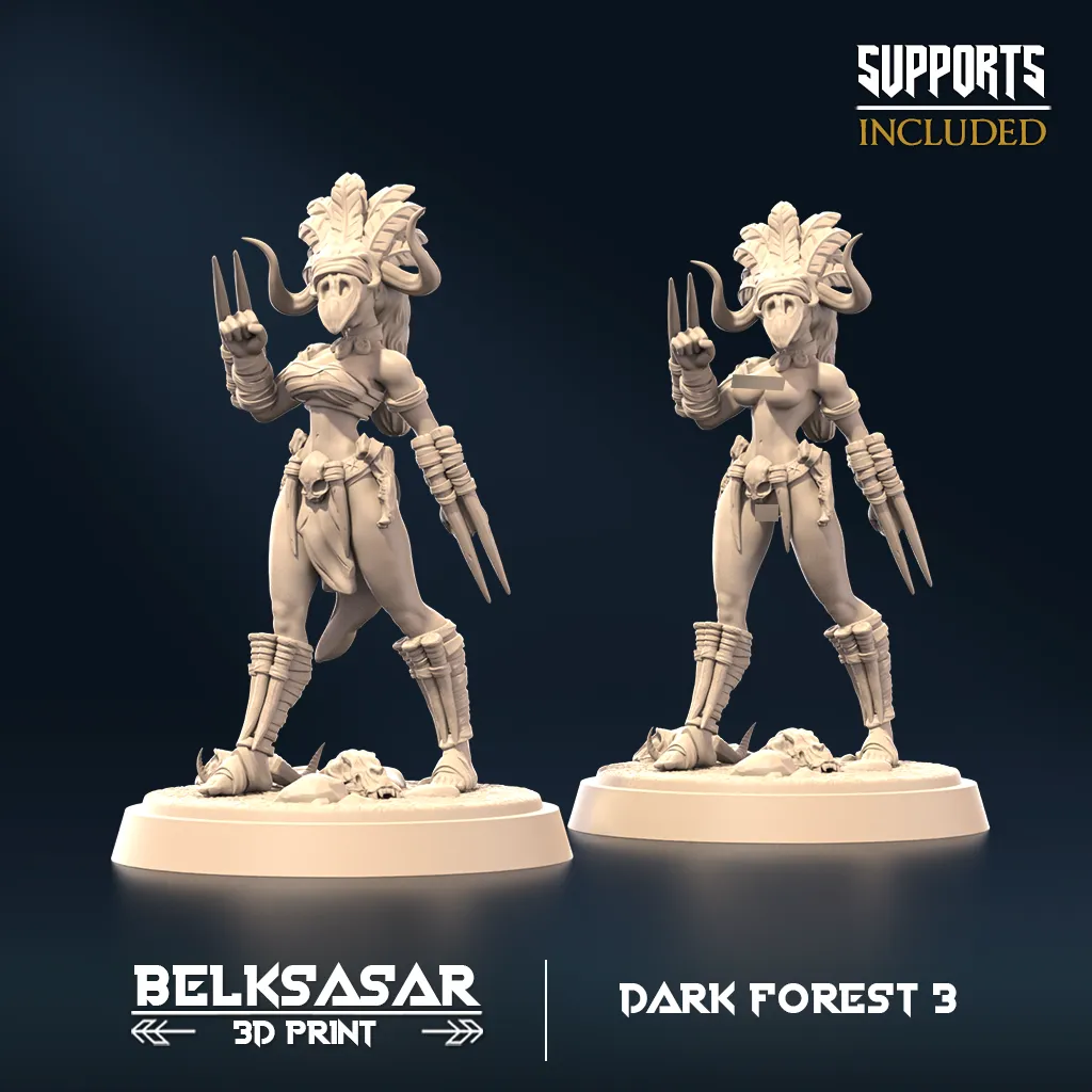 Forest Ripper B Nude and Normal