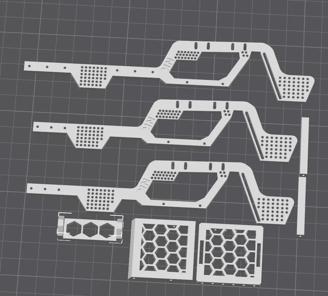 Frame Rails 3d Print 3D Printer Files | 3MF File | scx24 frame rails | Creality Cloud