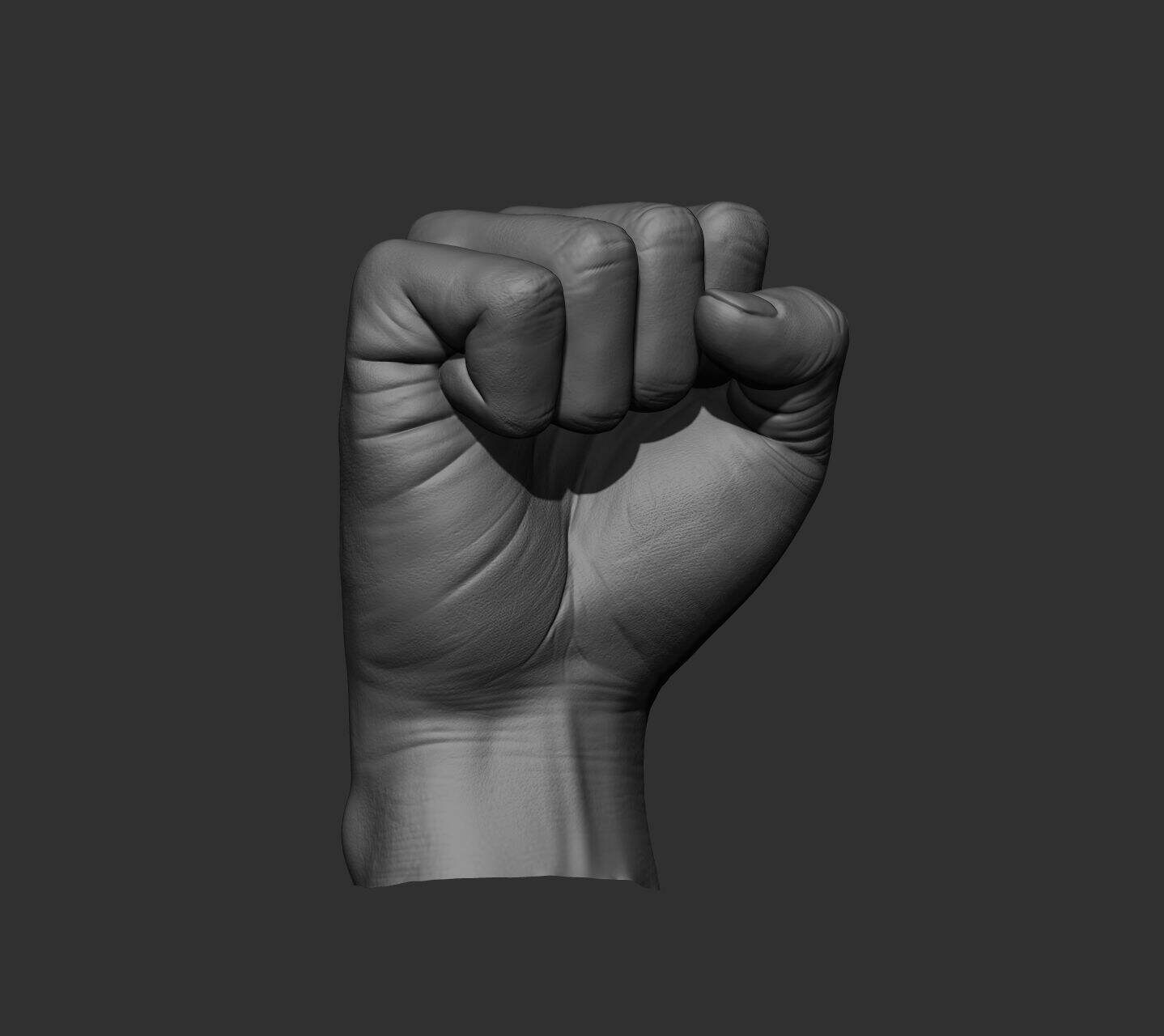 Male Hand Pose 7 3D model 3D printable | CGTrader