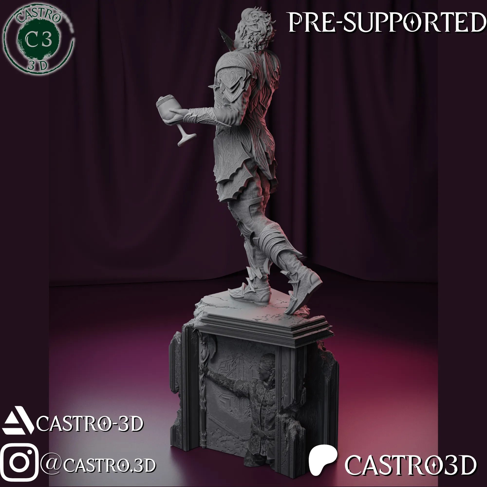 Astarion Ancunin - Baldurs Gate 3 Miniature Collection