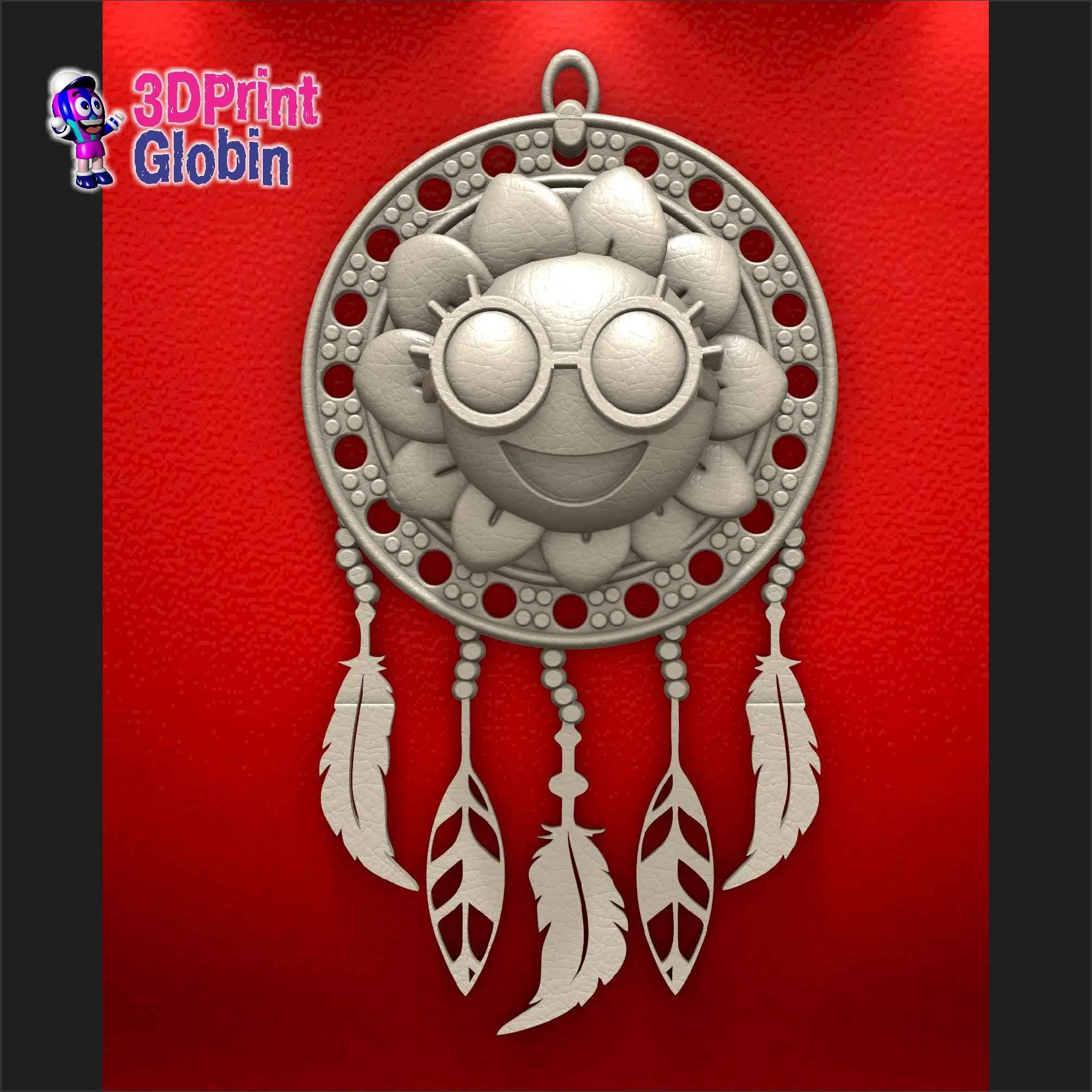 Dream Catcher Girasol Feliz - Atrapasueños