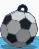 Balon de futbol llavero
