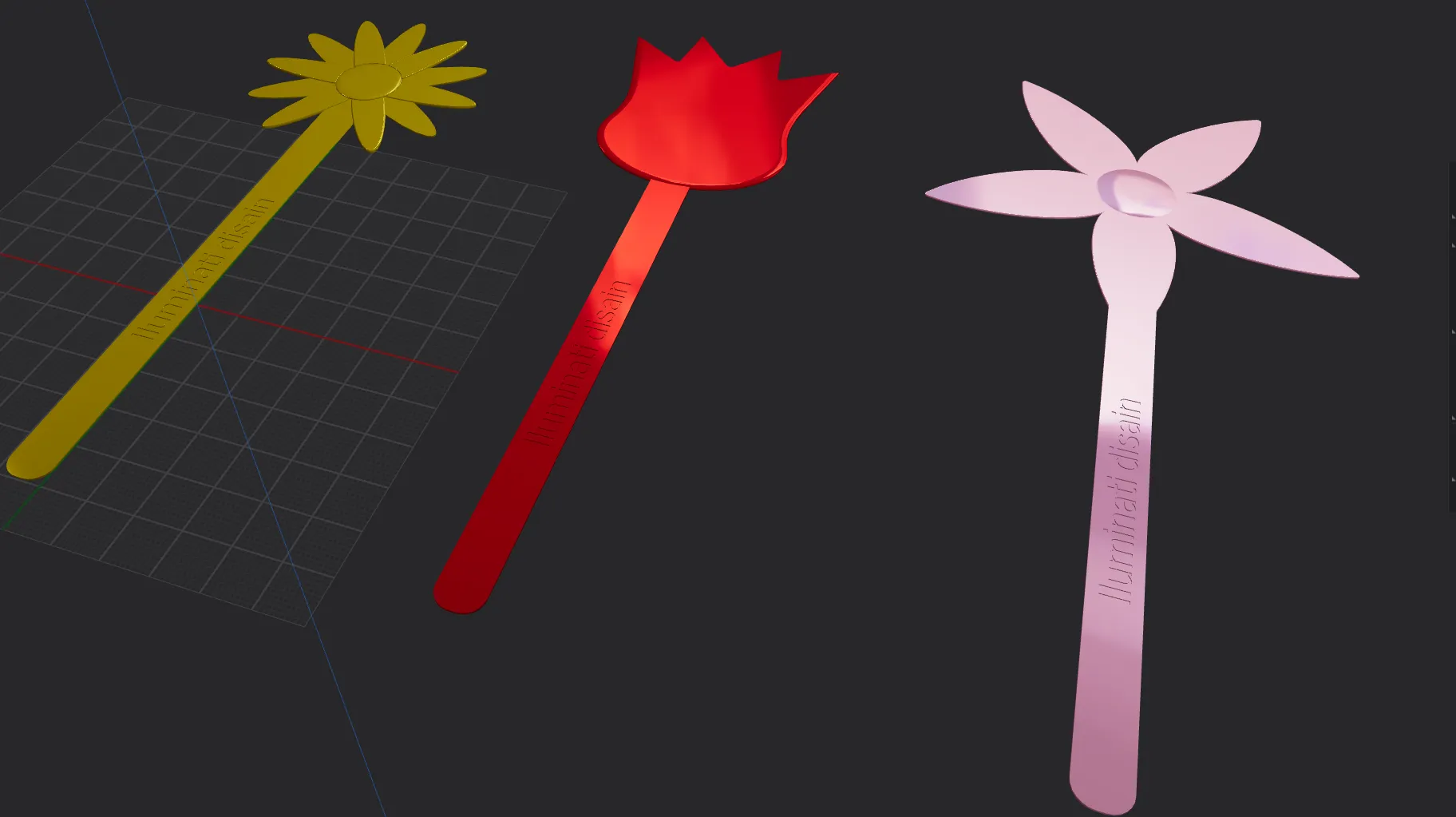 Design Flower Bookmark collection