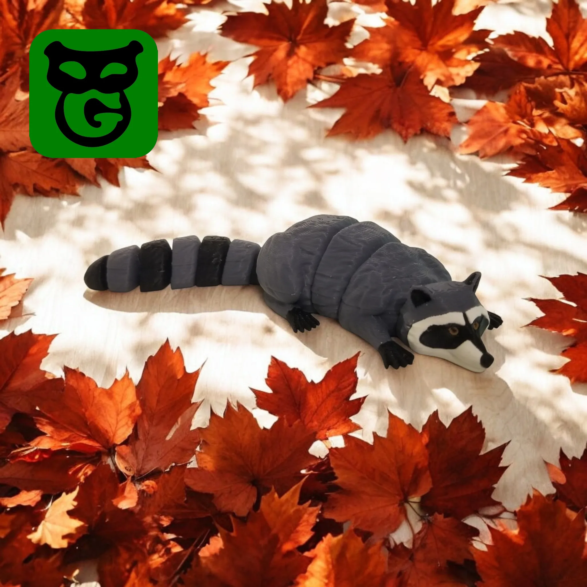 Lazy Raccoon Flexi (Multicolor 3mf included)