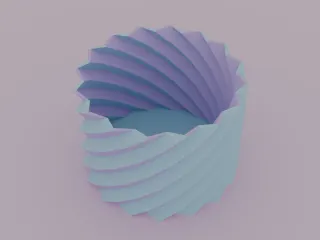 Spiral vase