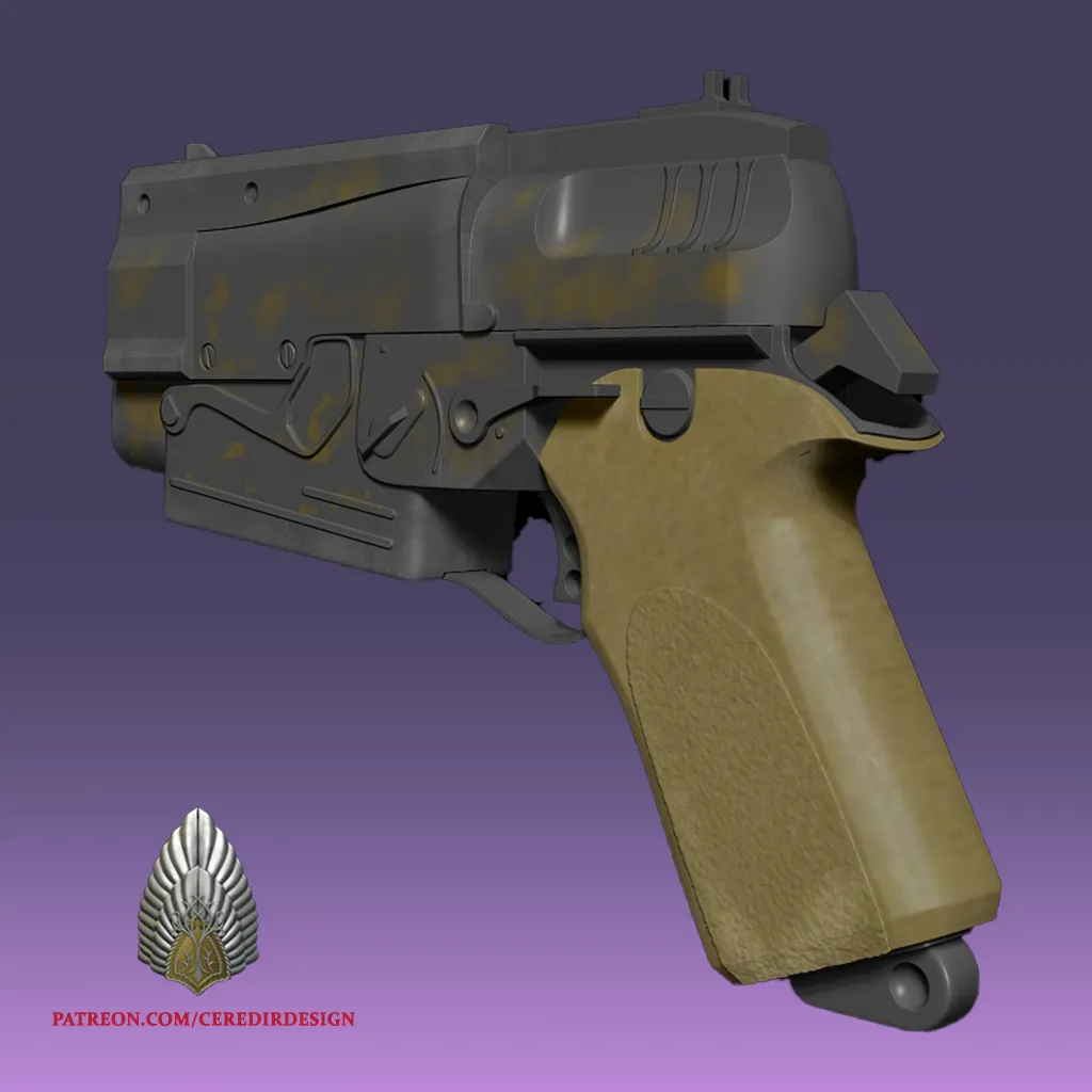 Fallout 10mm Cosplay 3d digital download