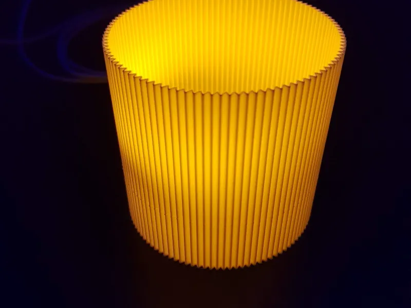 3D-gedruckte gerippte Stimmungsleuchte – Fusion 360 Design