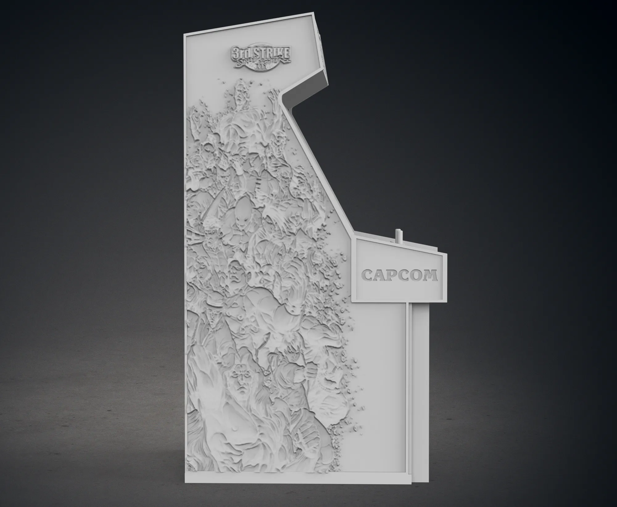 Street Fighter 3rd Strike Arcade Cabinet with Lithophane