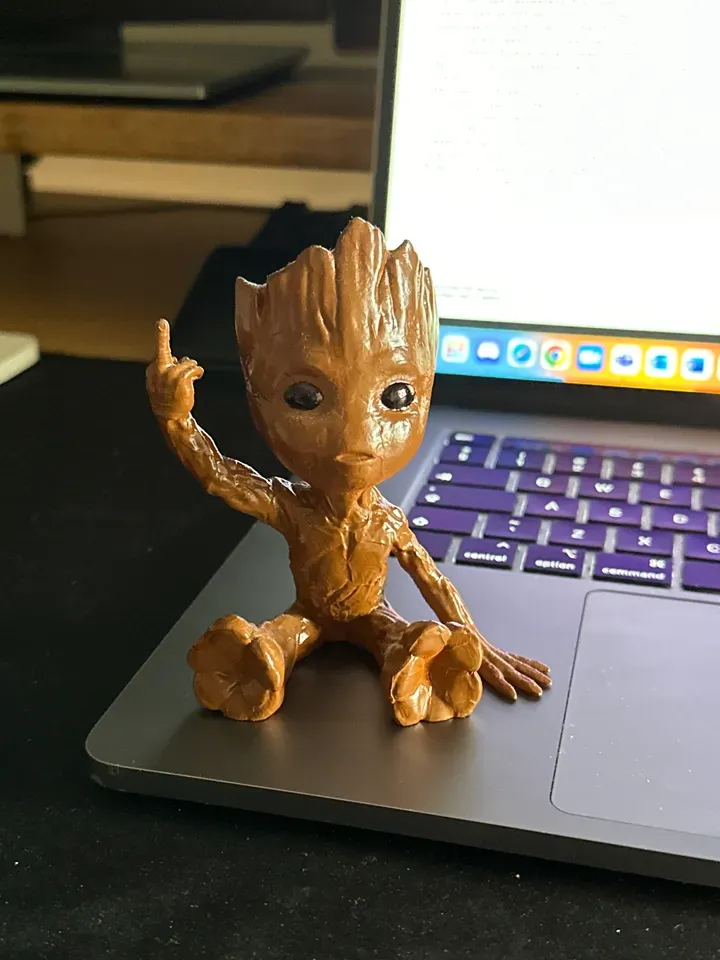 Groot Middle Finger