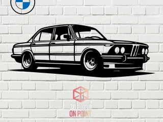 BMW E30 VINTAGE - 2D WALL ART