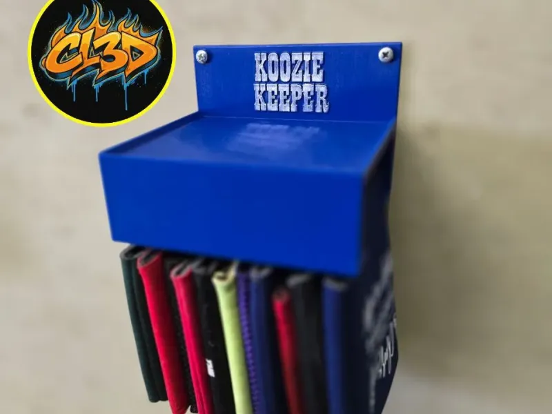 The Shorty Koozie Keeper - Koozie Rack