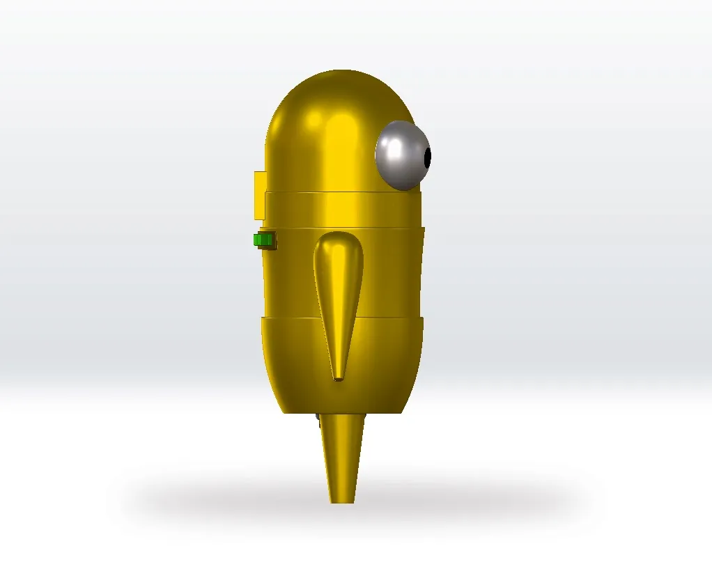 Repo Yellow STL file 3D Model Character Fanart