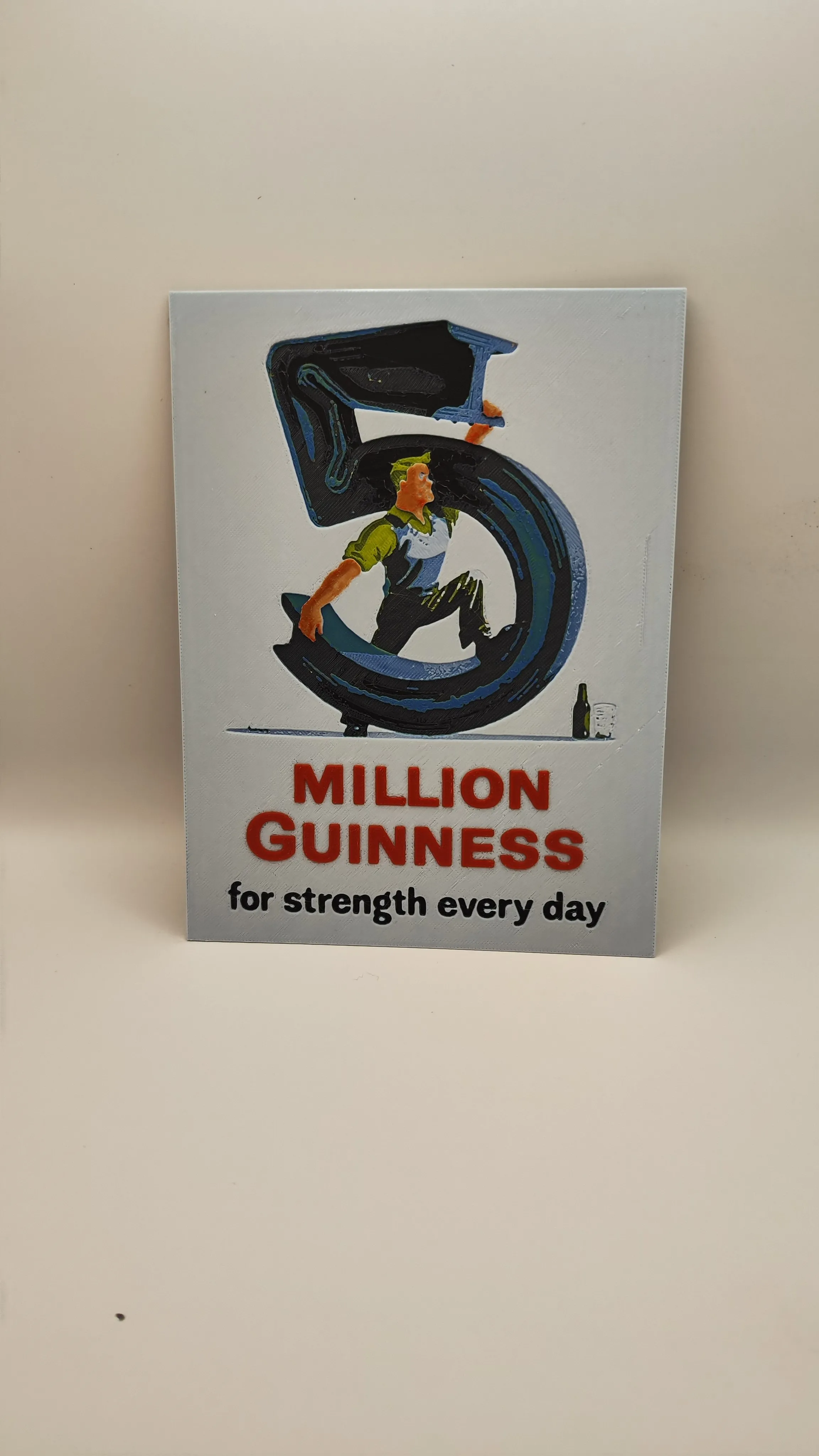 Vintage Guinness advertising poster 05 - Hueforge