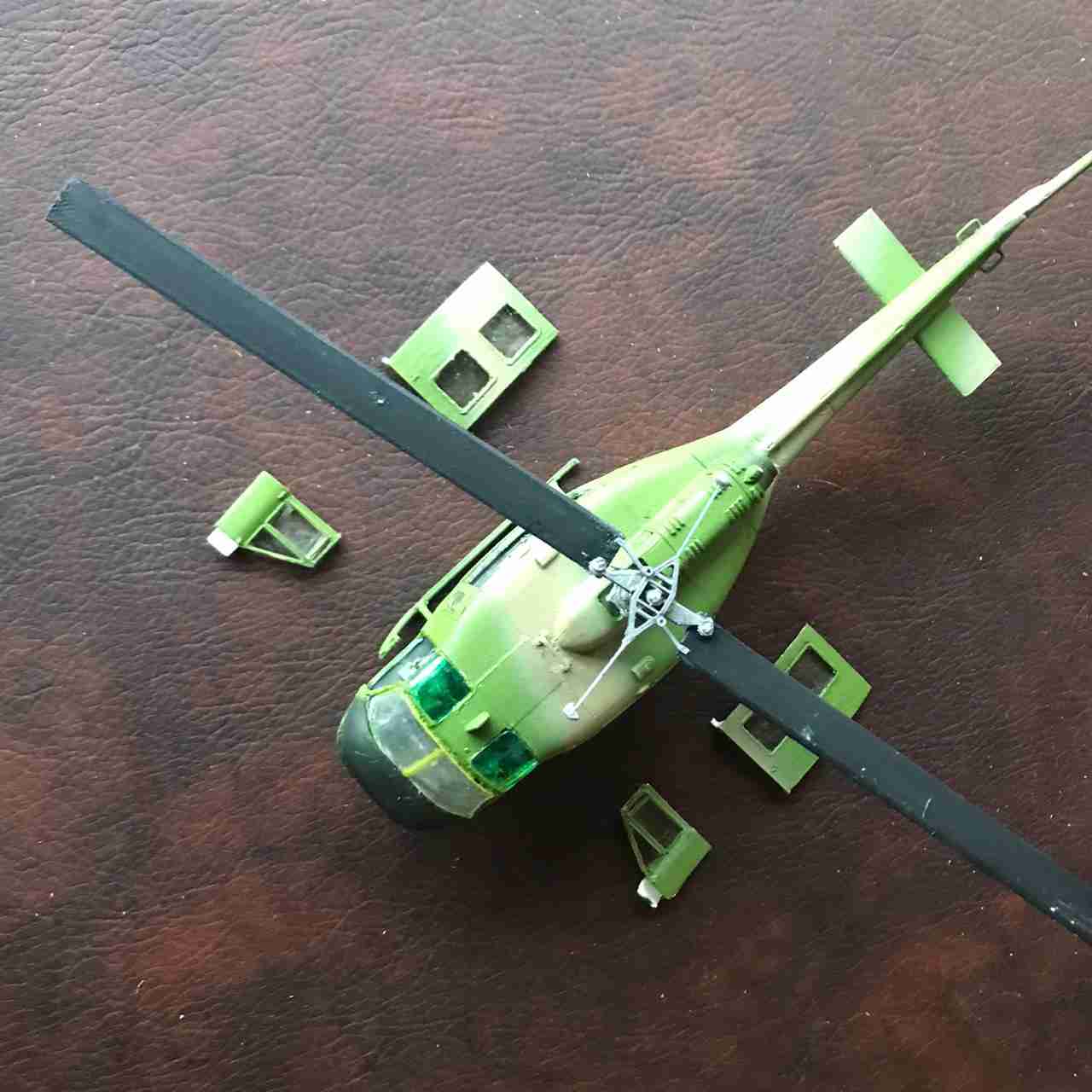 HUEY UH1H HELICOPTER PRINTABLE ASSEMBLY KIT SCALE 1 48 | 3D models ...