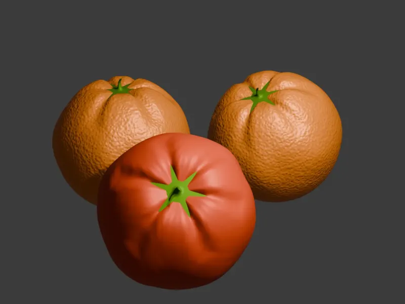 tangerine and tomato