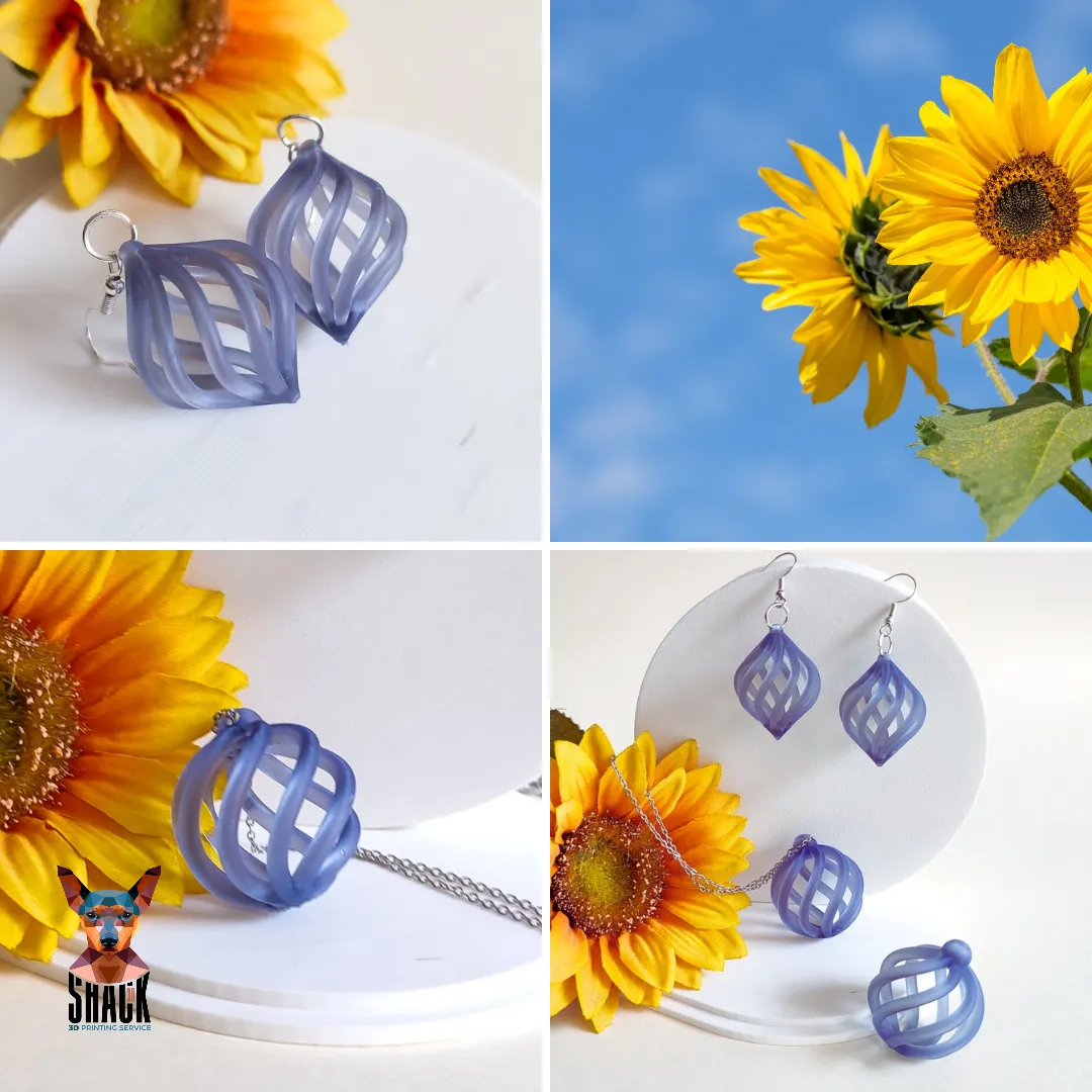 TWIST- EARRINGS & NECKLACE