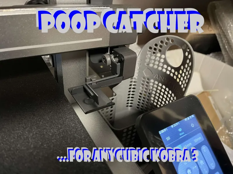 Anycubic Kobra 3 Bac collecteur de résidus