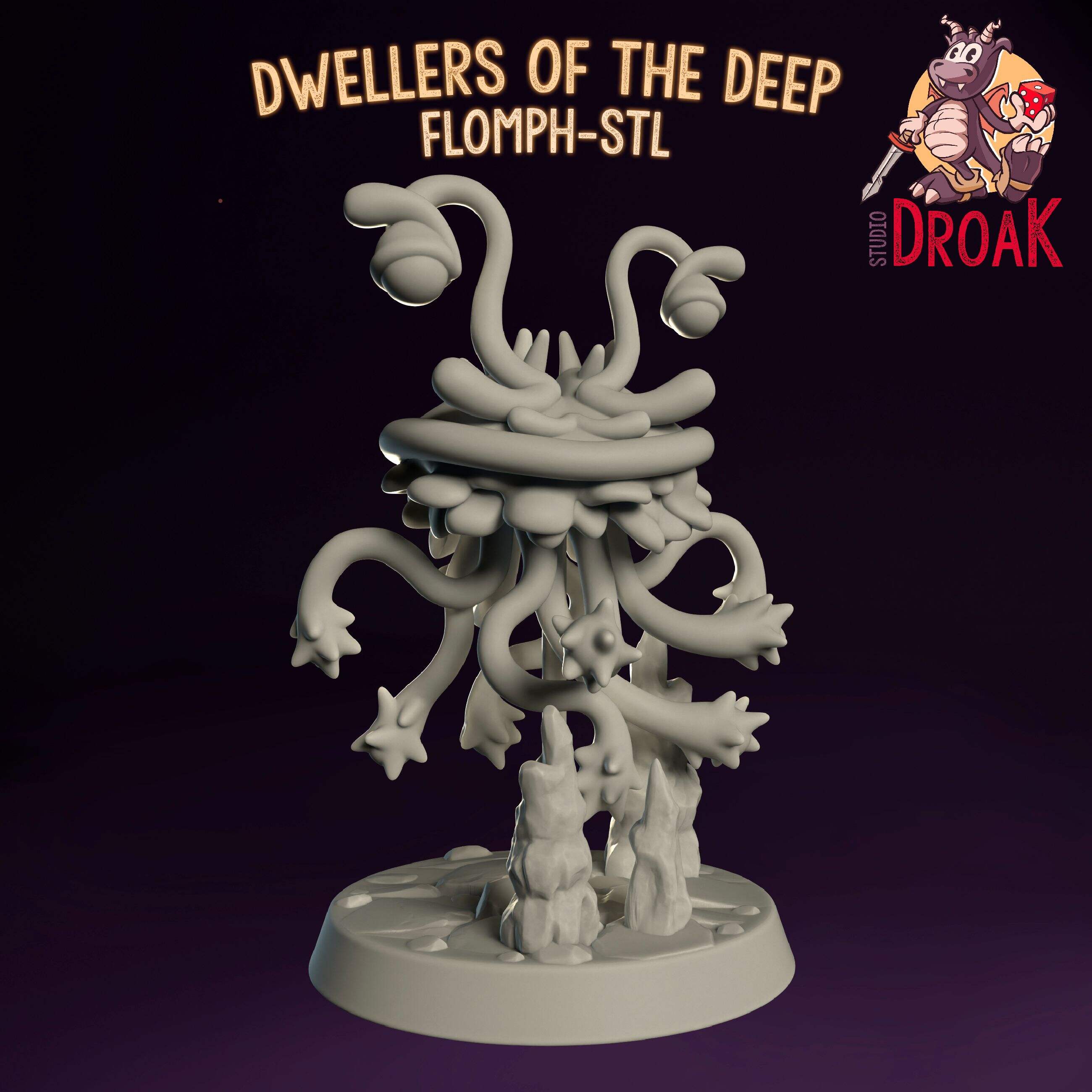 Flomph Dwellers Of The Deep 3d Models Download Creality Cloud 