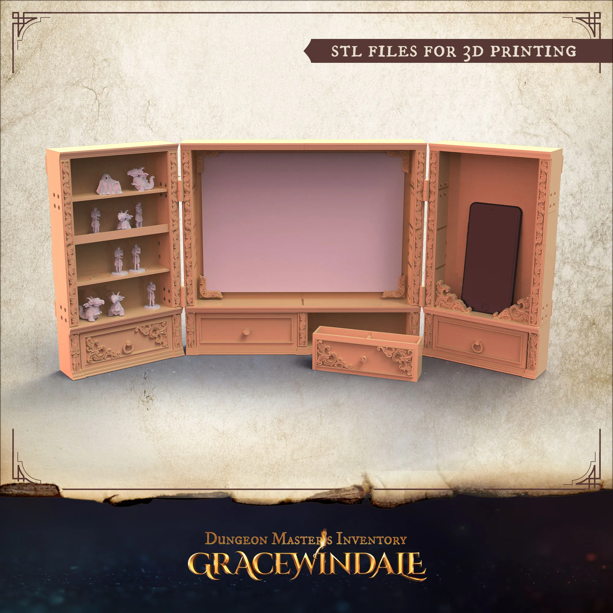 DM Inventory: Miniature Display / Small DM Screen