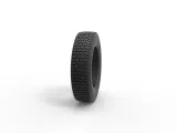 Semi truck tire 12 Scale 1:25-2
