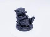 Cute Otter Floating Pose Cute Otter Floating Pose-7