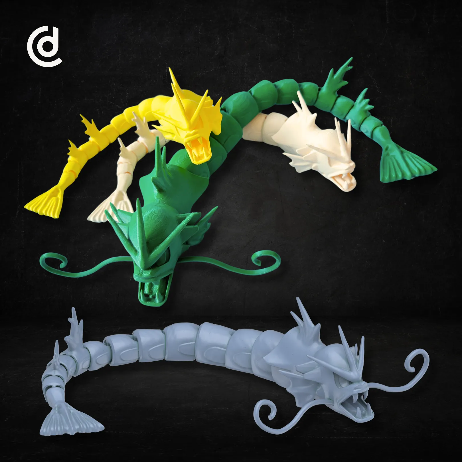 [Exclusive] Articulated Dragons - Pokemon Gyarados