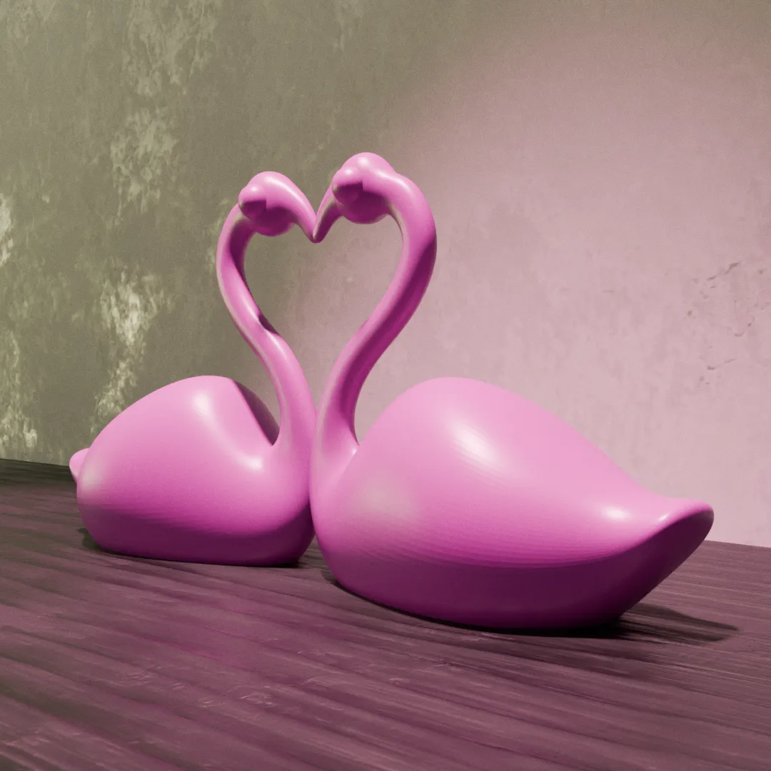 flamingos heart