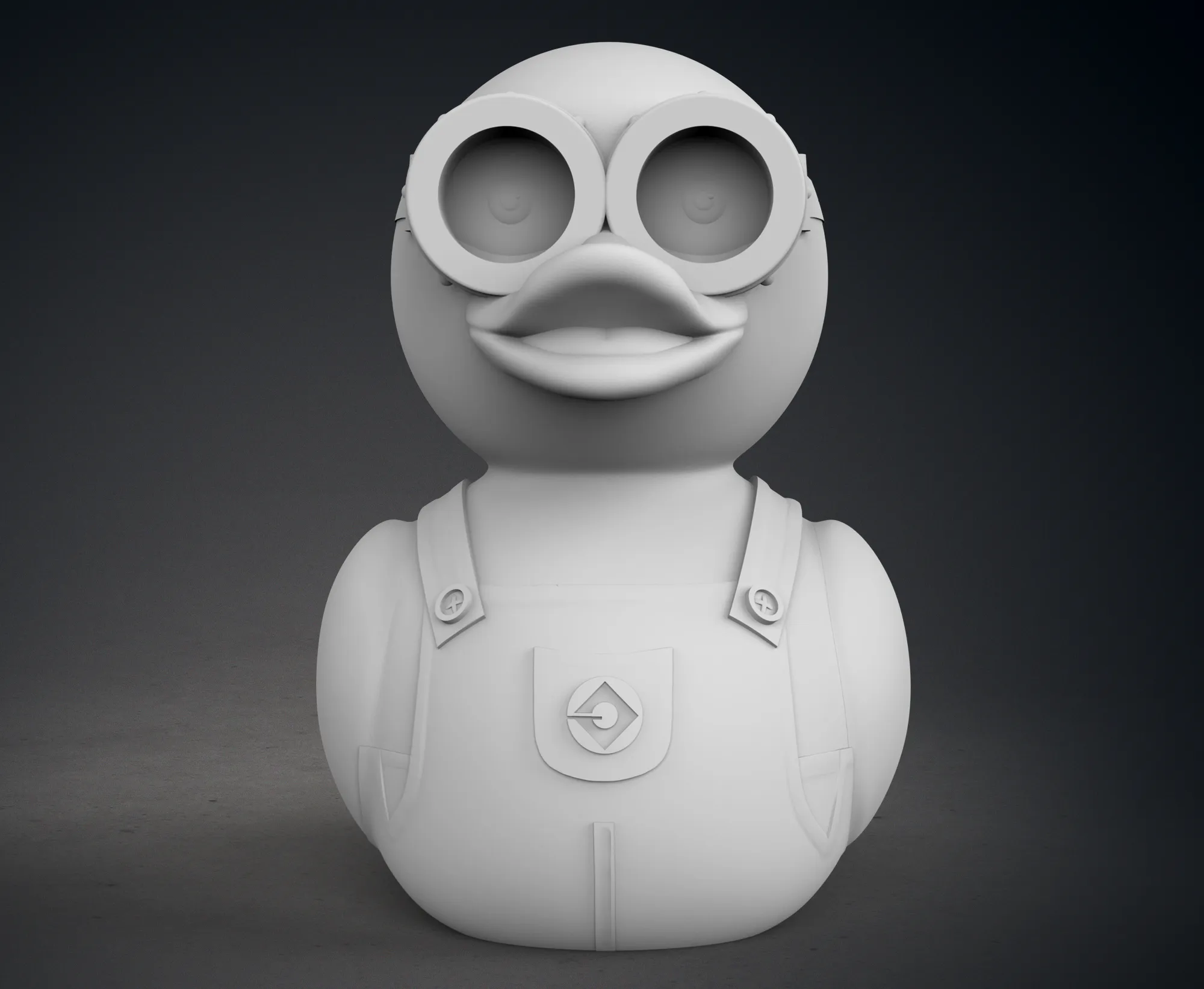 Cute Minion Rubber Duck