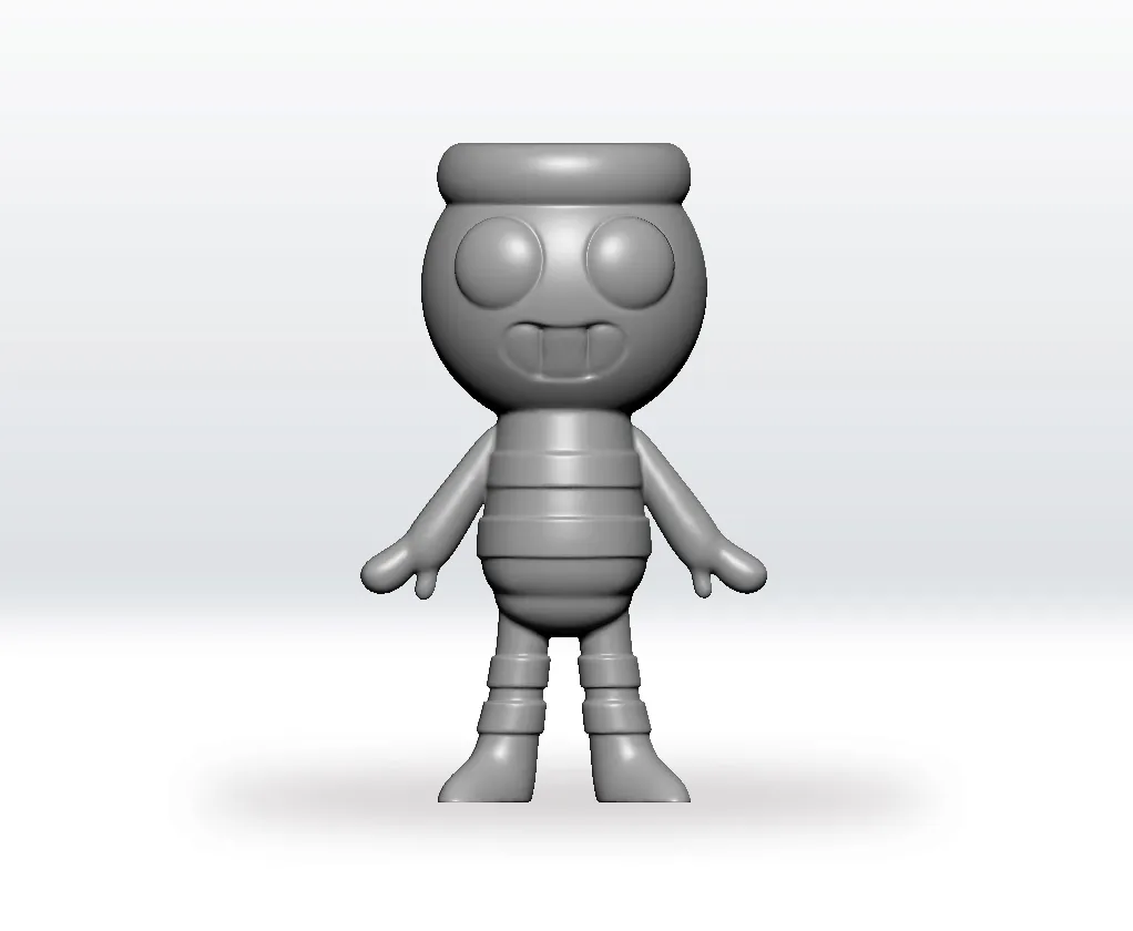 Finn 3D STL Model Dandy"s world STL file 3D Model Fanart