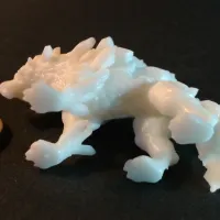 Ice Wolf - Monstrous Creature - PRESUPPORTED - 32mm Scale-4