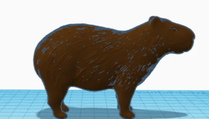 3D Capybara Models